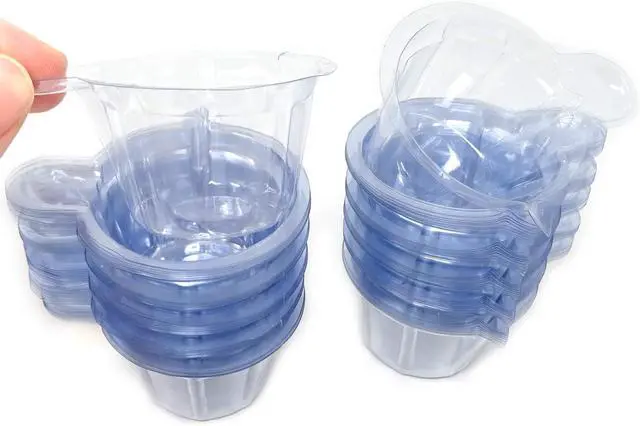 Alt view image 6 of 7 - Honbay 100PCS Plastic Disposable Dispensing Cup for Jewelry Casting Molds, Resin Jewelry, Soap Candle DIY (40 ml)