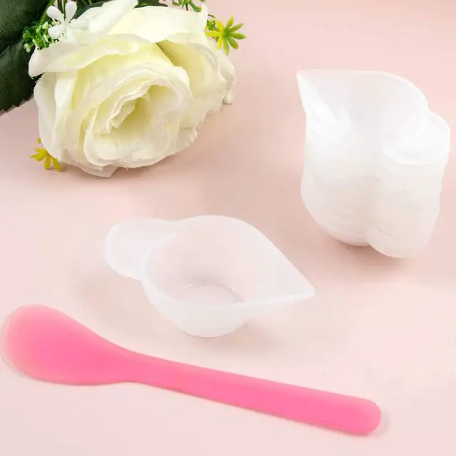 Alt view image 6 of 6 - AUEAR, 10 Pack Silicone Mold Cup Dispenser Mini Measuring Mixing for DIY Jewelry Making Epoxy Resin Craft