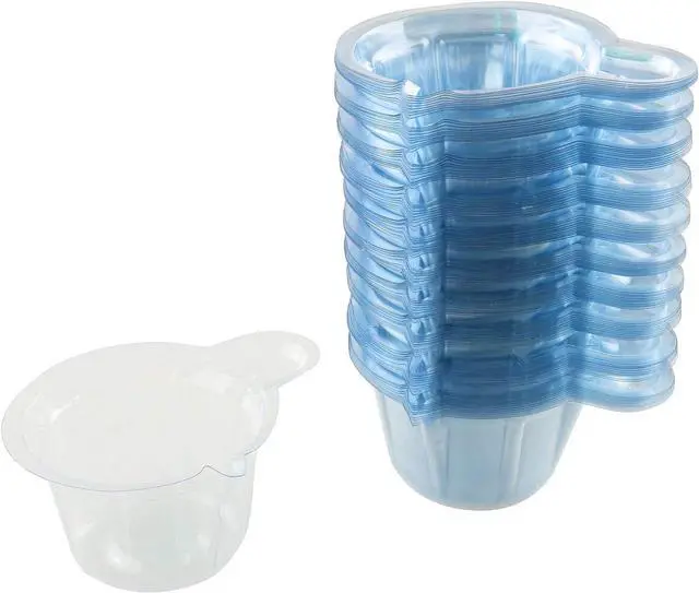 Main image of Tegg Mixing Cup 100PCS 40 ml Clear Plastic Disposable Dispensing Cups Dispensers for DIY Epoxy Resin Jewelry Making