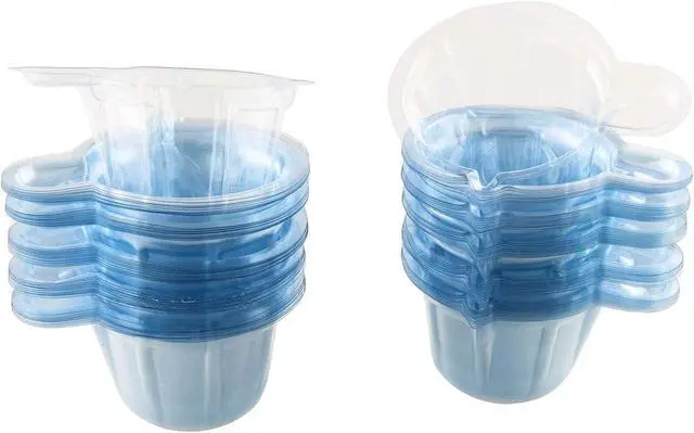 Alt view image 5 of 5 - Tegg Mixing Cup 100PCS 40 ml Clear Plastic Disposable Dispensing Cups Dispensers for DIY Epoxy Resin Jewelry Making