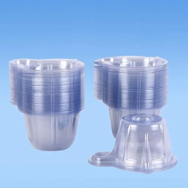 Alt view image 3 of 6 - 120Pcs 40ml Disposable Plastic Resin Mixing Cups Multipurpose Dispensing Cup for Mixing Paint, Epoxy, Jewelry Making, Resin Crafts DIY (Clear)
