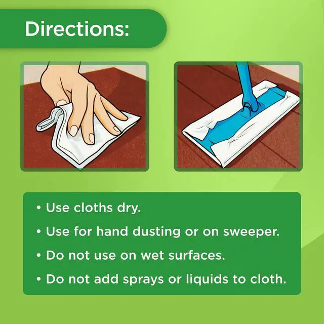 Alt view image 5 of 7 - Great Value 16Pack Dry Sweeping Mop Refill Cloths, Disposable Replacement Pads for MultiSurface Household Floor Mops
