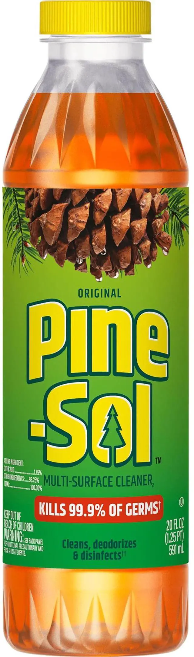 Alt view image 4 of 6 - PineSol 20oz Original Scent MultiPurpose Cleaner, HeavyDuty Grease & Grime Remover for Floors, Kitchen and Bathroom HardSurface Cleaning