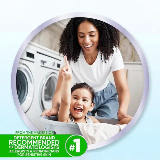 Alt view image 3 of 4 - all free clear SensitiveSkin Fabric Softener Dryer Sheets, FragranceFree & DyeFree, 195Count, Reduces Static, Wrinkles and Repels Pet Hair