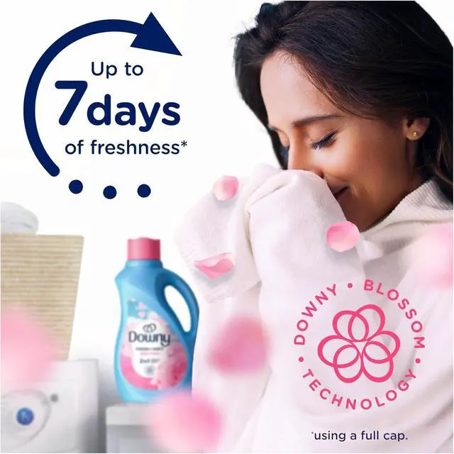 Alt view image 4 of 4 - Downy Liquid Fabric Softener, April Fresh Scent, 111 fl oz, 150 Loads, OdorFighting AllWasher Compatible Fabric Conditioner