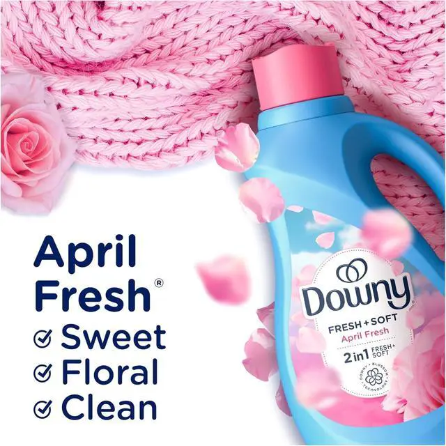Alt view image 3 of 4 - Downy Liquid Fabric Softener, April Fresh Scent, 111 fl oz, 150 Loads, OdorFighting AllWasher Compatible Fabric Conditioner