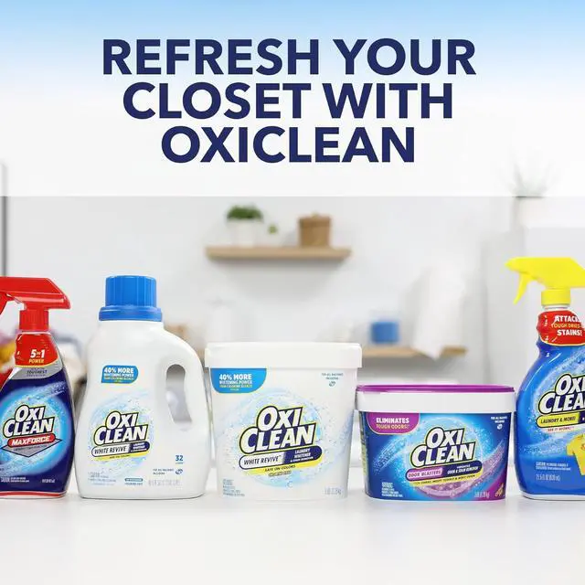 Alt view image 2 of 4 - OxiClean White Revive Laundry Whitener & Stain Remover Power Paks, 24Count, OxygenBased Bleach Alternative, ColorSafe HECompatible Booster