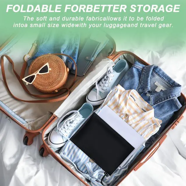 Alt view image 4 of 7 - 2 Pack Mesh Travel Laundry Bag 24" x 36" Extra Large Dirty Clothes Organizer