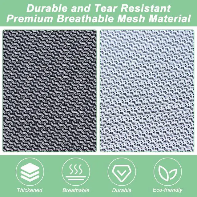 Alt view image 7 of 7 - 2 Pack Mesh Travel Laundry Bag 24" x 36" Extra Large Dirty Clothes Organizer