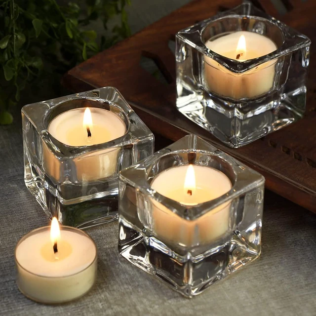 Alt view image 3 of 7 - DEYBBY Jasmine Aromatherapy Tea Candles, 12-Pack, 4-Hour Burn