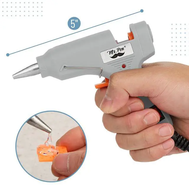 Alt view image 3 of 7 - Mr. Pen Mini Hot Glue Gun and Sticks Set
