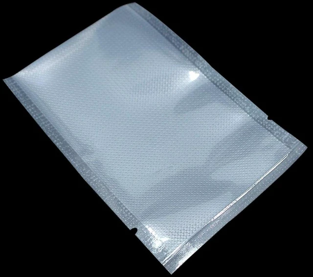 Alt view image 3 of 6 - FERENLI 100 Pieces Small Vacuum Sealer Bags 2.7x3.9inch (Usable 2.4x3.3inch) Clear Plastic Flat Pouches with Open Top for Food Storage, Tear Notch, Bulk