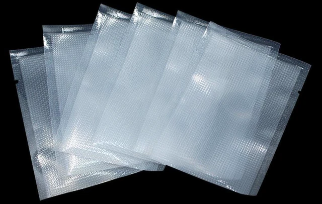 Alt view image 4 of 6 - FERENLI 100 Pieces Small Vacuum Sealer Bags 2.7x3.9inch (Usable 2.4x3.3inch) Clear Plastic Flat Pouches with Open Top for Food Storage, Tear Notch, Bulk
