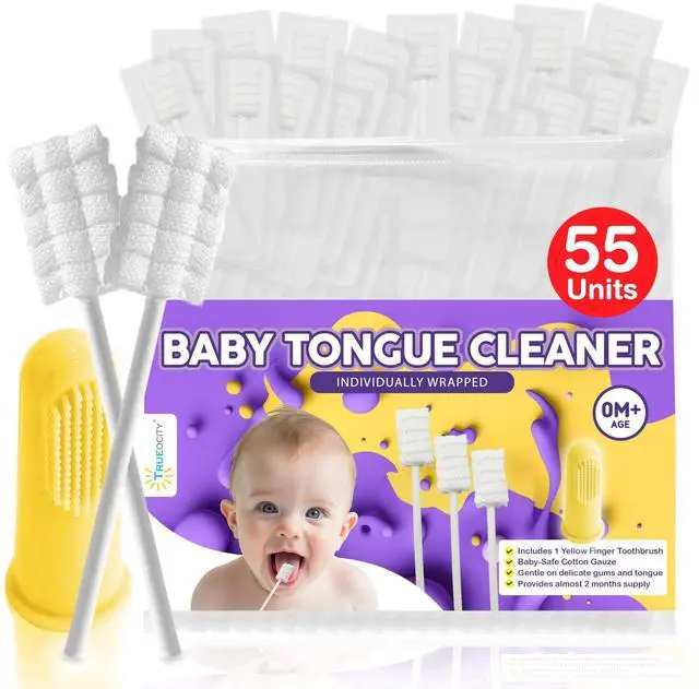 Main image of Trueocity Baby Tongue Cleaner 55 Units