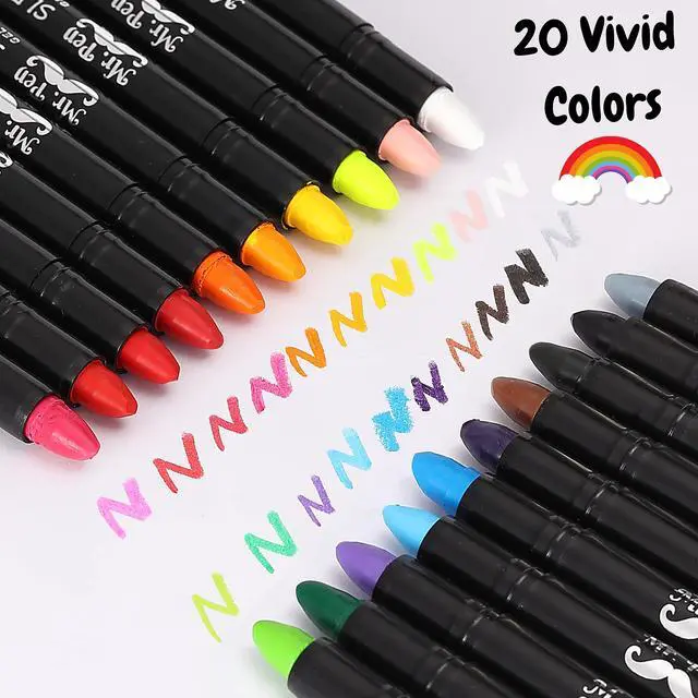 Alt view image 5 of 7 - Mr. Pen Gel Crayons 20 Pack Twistable Non-Toxic