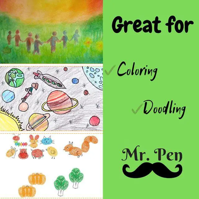 Alt view image 2 of 7 - Mr. Pen Gel Crayons 20 Pack Twistable Non-Toxic
