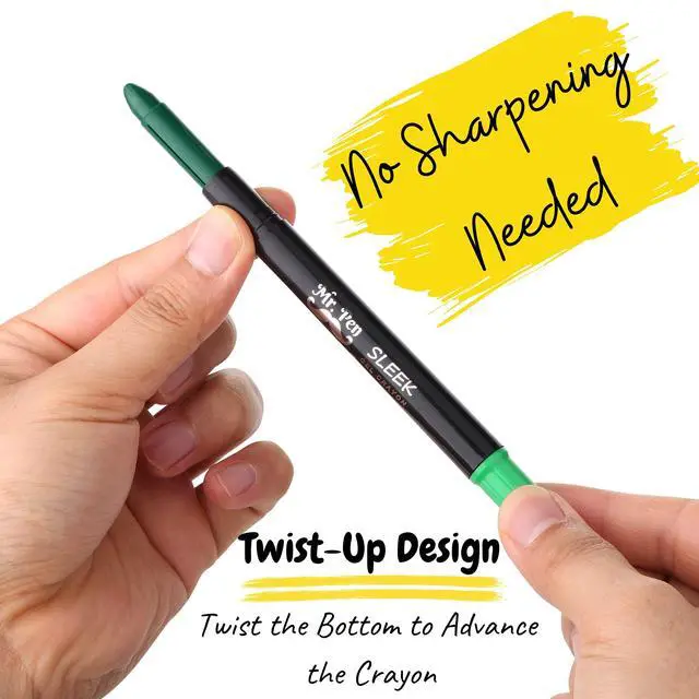 Alt view image 6 of 7 - Mr. Pen Gel Crayons 20 Pack Twistable Non-Toxic