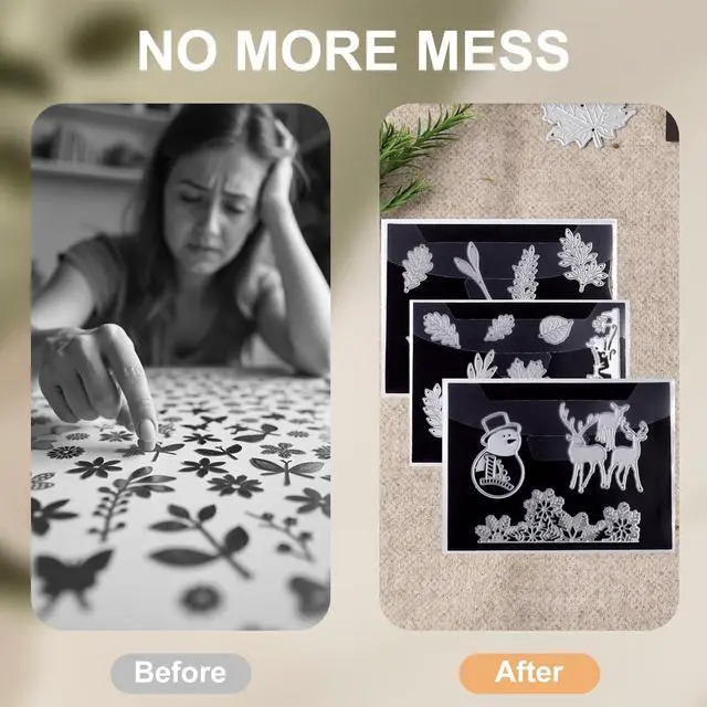 Alt view image 2 of 6 - 20Pcs Magnetic Sheets for Dies Storage, 10 Sheets +10 Bags