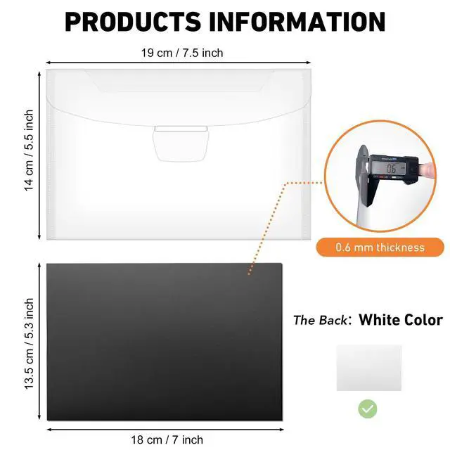 Alt view image 3 of 6 - 20Pcs Magnetic Sheets for Dies Storage, 10 Sheets +10 Bags