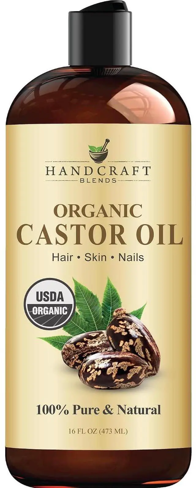 Main image of Handcraft Blends Organic Castor Oil, 16 Fl Oz