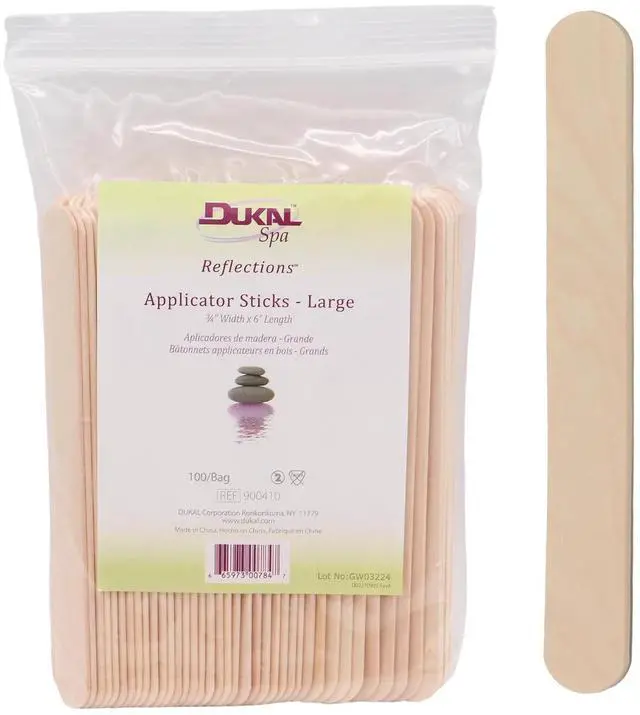 Main image of Dukal Wood Applicator 3/4" x 6" Large Pack of 100