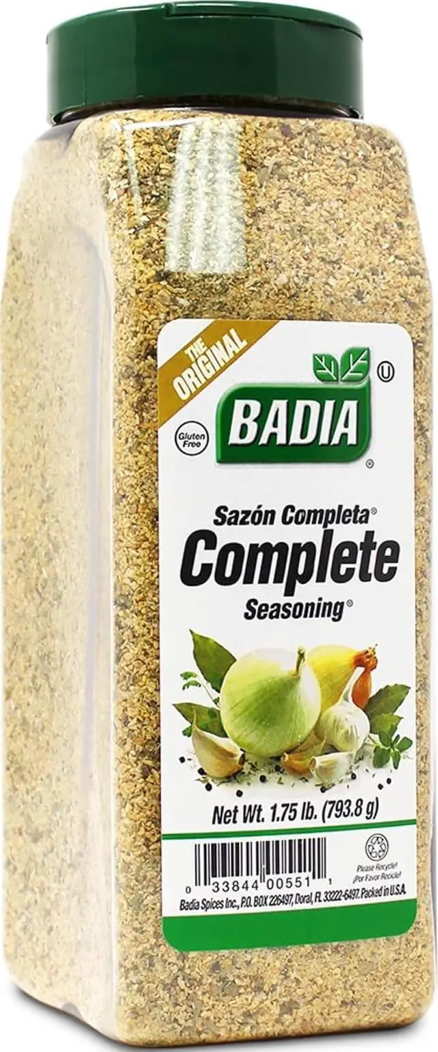 Main image of Badia Complete Seasoning 28oz, All-Purpose Spice Blend of Garlic, Onion, Salt, Pepper, Herbs & Spices - Savory Signature Blend