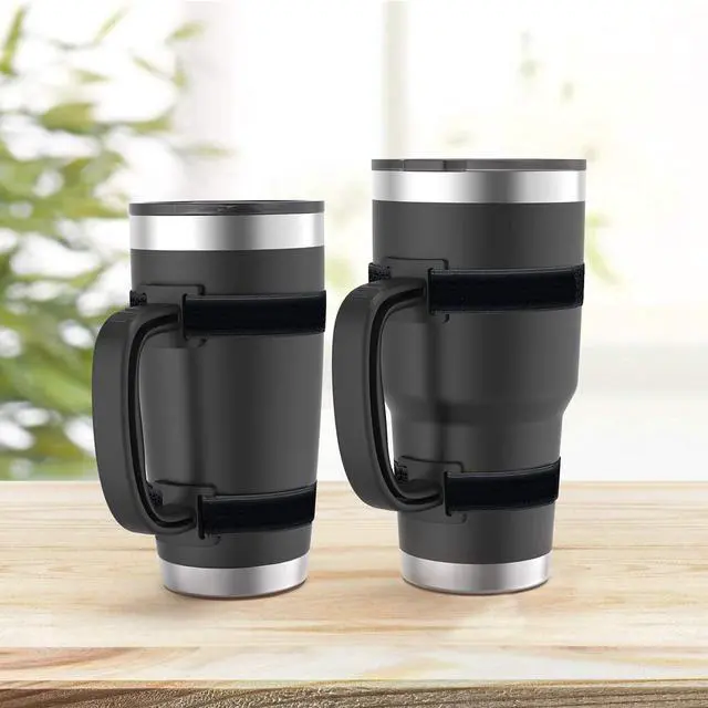 Alt view image 6 of 7 - New Upgrade Anti-Slip Adjustable Tumbler Handle Fits 20-40Oz Tumbler Cup of YETI, RTIC, Ozark Trail, Tervis, Corkcicle, Slm, Reduce Cold, Artic, Atlin, Bubba and SIC