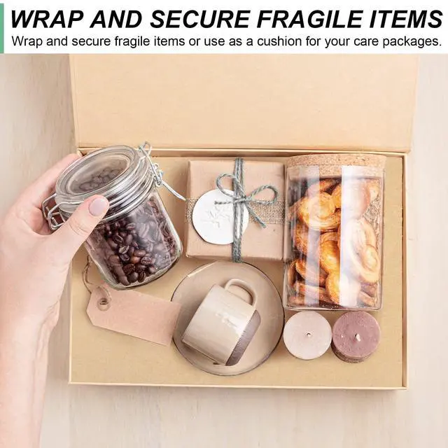 Alt view image 2 of 7 - Phinus 15"400" Brown Craft Paper Roll for Moving, Packing, Gift Wrapping, Wall Art, Table Runner, Floor Covering