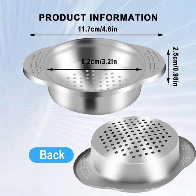 Alt view image 6 of 6 - Food Grade Stainless Steel Metal Can Strainer Press for Tuna