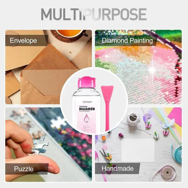 Alt view image 2 of 6 - Diamond Painting Sealer Helps Retain Your Diamond Sparkle