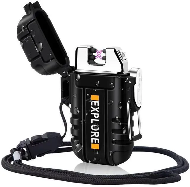 Main image of Rechargeable Dual Arc Plasma Lighter Waterproof Electric