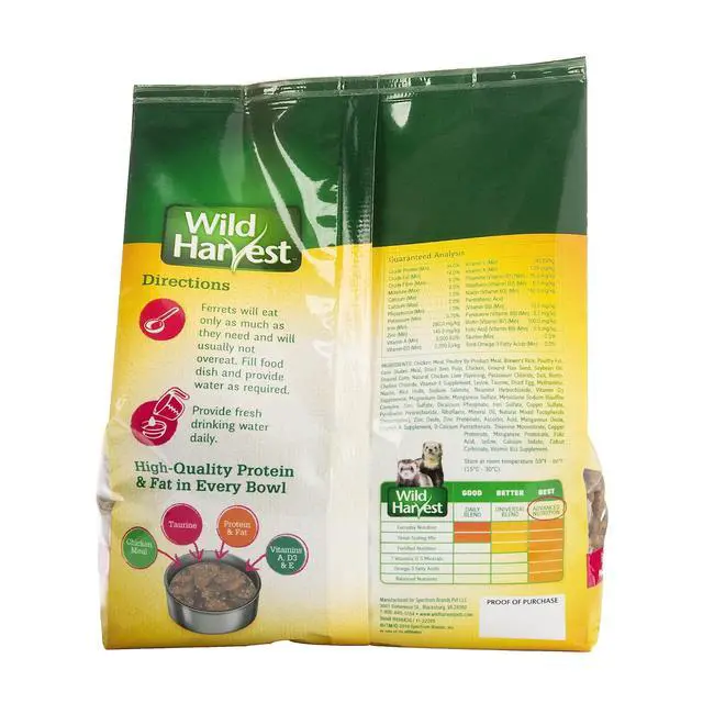 Alt view image 2 of 3 - Wild Harvest Advanced Nutrition Ferret Food 3lbs
