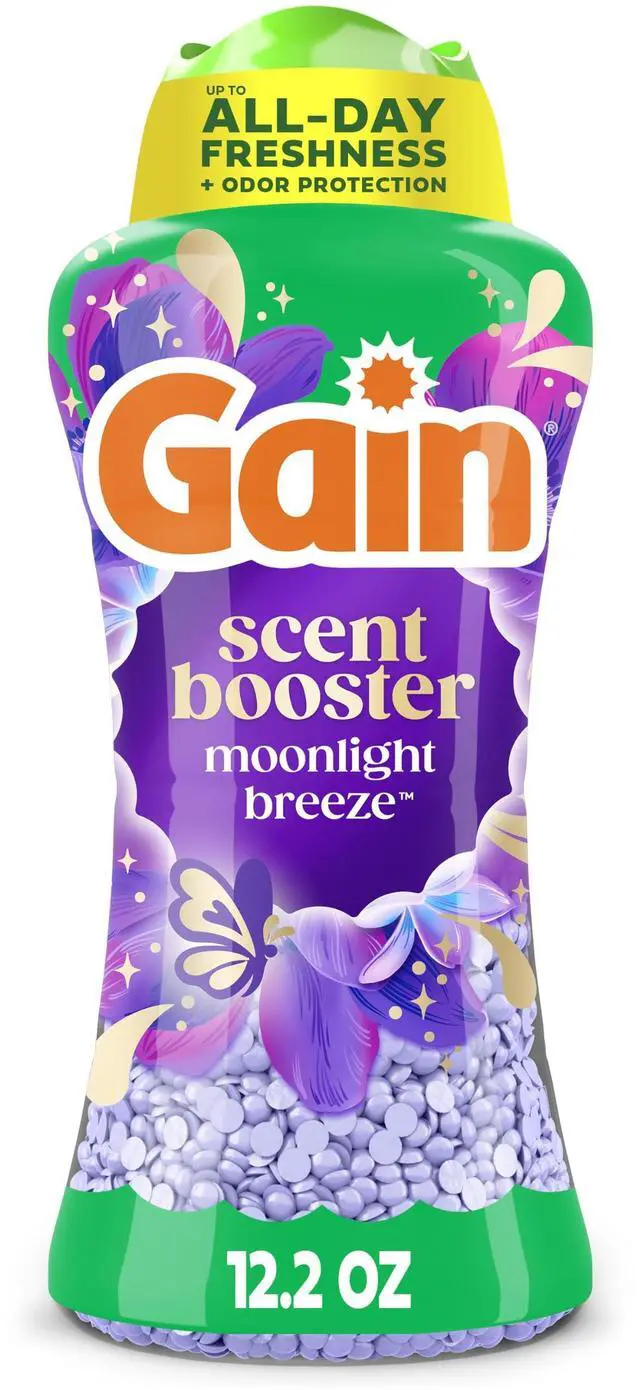 Main image of Gain In-Wash Laundry Scent Booster Beads, Moonlight Breeze, 12.2 oz (Packaging May Vary)