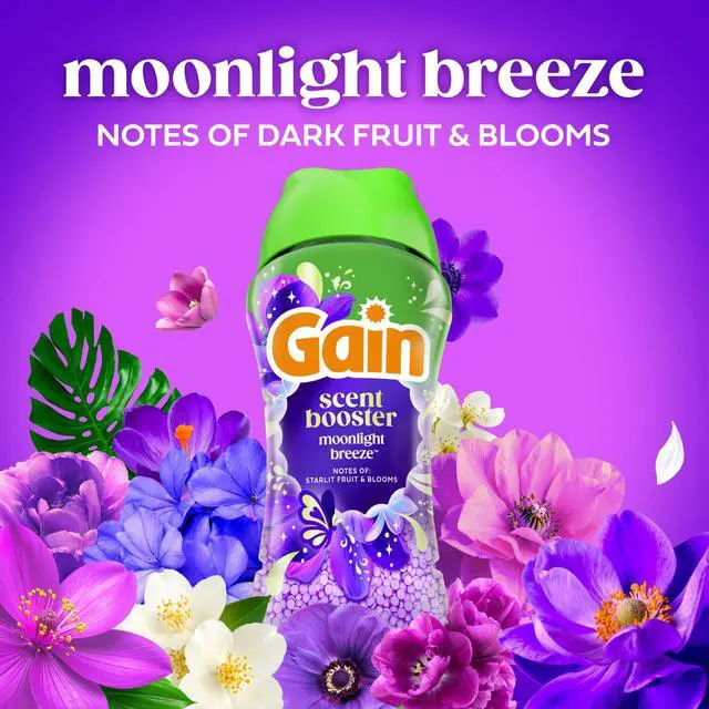 Alt view image 5 of 7 - Gain In-Wash Laundry Scent Booster Beads, Moonlight Breeze, 12.2 oz (Packaging May Vary)