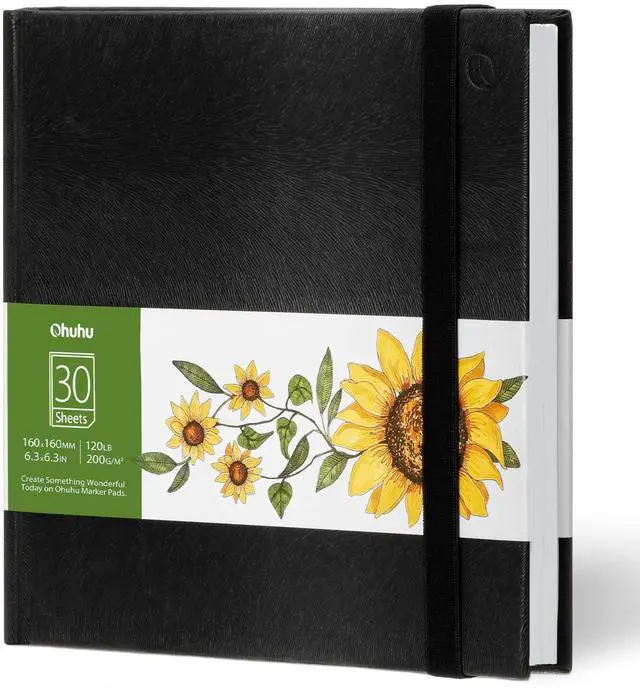 Main image of Ohuhu 6.3"x6.3" Marker Paper Pad Art Sketchbook for Drawing and Sketching