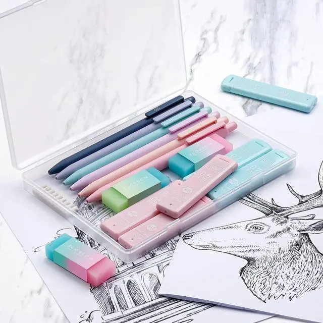 Alt view image 4 of 6 - Four Candies Mechanical Pencil Set 6-Pack 0.5/0.7mm