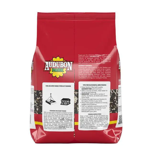 Alt view image 3 of 6 - Audubon Park Cardinal Blend Wild Bird Seed for Outside Feeders, 4-Pound Bag