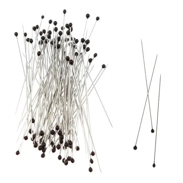 Alt view image 2 of 6 - 40mm 2# Stainless Steel Pins, 100 Pieces/Can for Entomology, Dissection and Butterfly Collections
