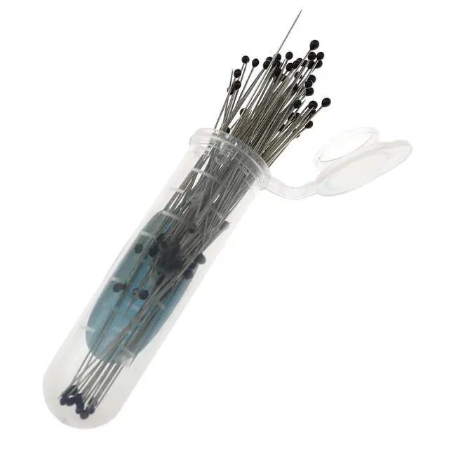 Alt view image 3 of 6 - 40mm 2# Stainless Steel Pins, 100 Pieces/Can for Entomology, Dissection and Butterfly Collections