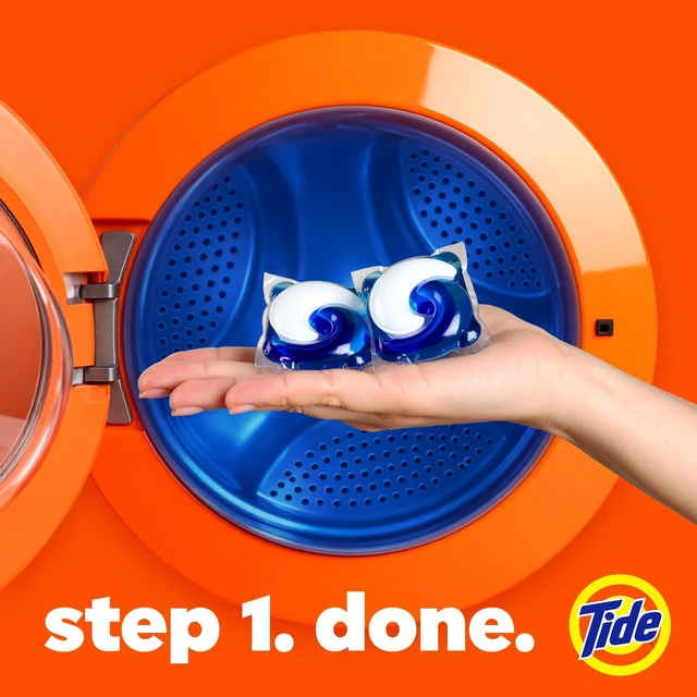 Alt view image 3 of 6 - Tide PODS Laundry Detergent Pacs, 42 Count, 3-in-1 Stain Remover, Odor Fighter, Color Protector, HE Compatible, Original Scent