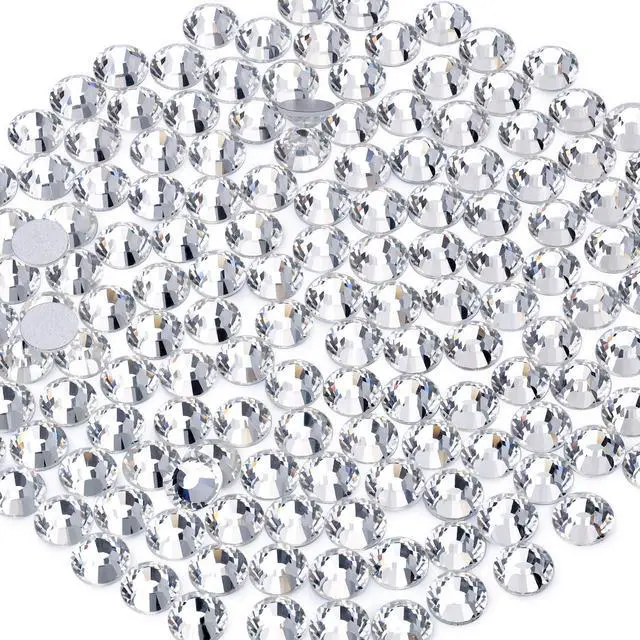 Main image of 2000PCS SS20/5mm Crystal Glass Rhinestones for Bedazzling (Clear)