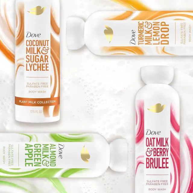 Alt view image 5 of 6 - Dove Plant Milk Cleansing Body Wash Oat Milk & Berry Brulee 17.5fl oz