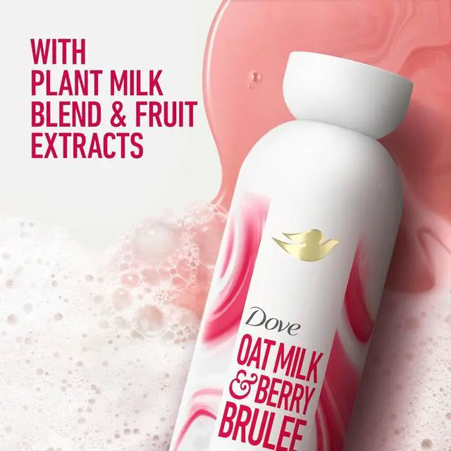Alt view image 4 of 6 - Dove Plant Milk Cleansing Body Wash Oat Milk & Berry Brulee 17.5fl oz