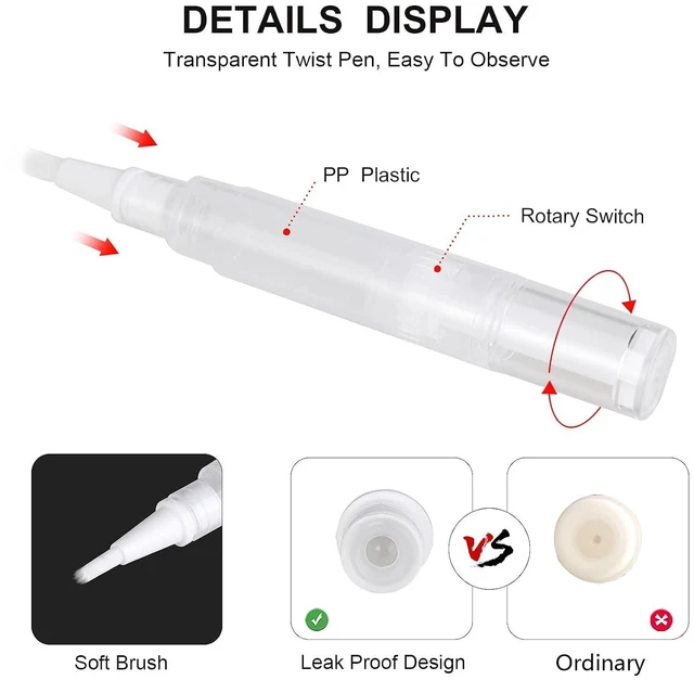 Alt view image 2 of 6 - UPZIGS Empty Cuticle Oil Pen 5ml (5-Pack)