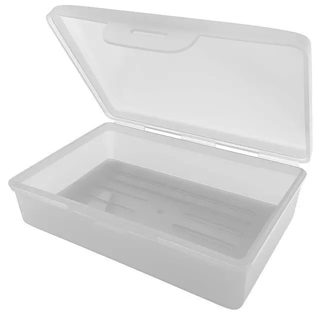 Alt view image 4 of 6 - American Comb Travel Soap Box with Lid, Clear White