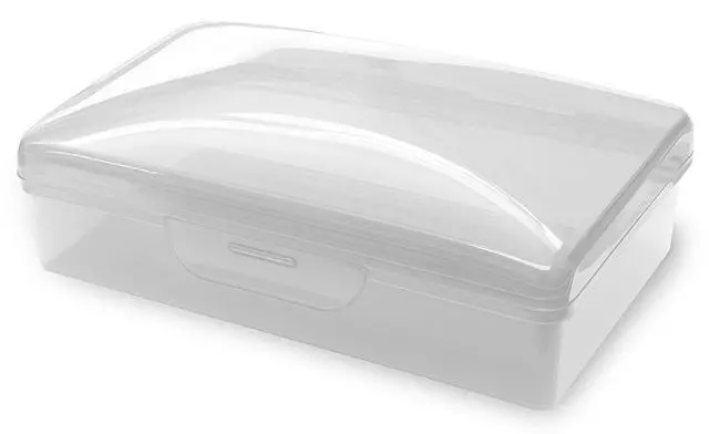 Alt view image 6 of 6 - American Comb Travel Soap Box with Lid, Clear White