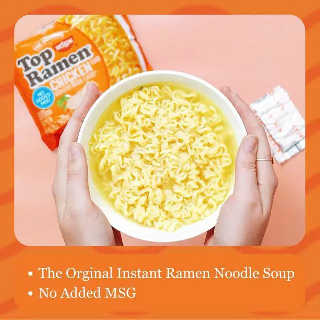 Alt view image 6 of 6 - Nissin Top Ramen Noodle Soup, Chicken, 3Ounce (Pack of 24)