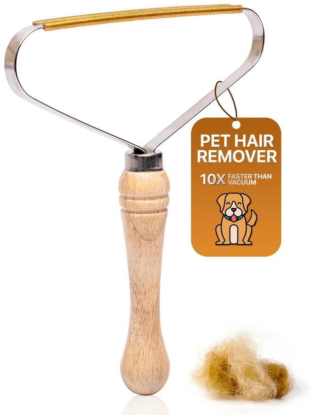 Main image of 1-Pack Pet Hair Removal Tool - Carpet Rake and Squeegee - Lint Remover and Hair Scraper for Couch, Rugs, Car Floor Mat