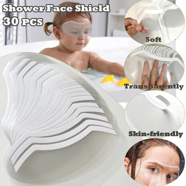 Alt view image 3 of 7 - 30 Pcs Disposable Clear Plastic Eye Shield for Shower, Haircut, Hairspray, After Surgery, Lash Aftercare, Adults, Salon Supplies, Eyelash Extensions