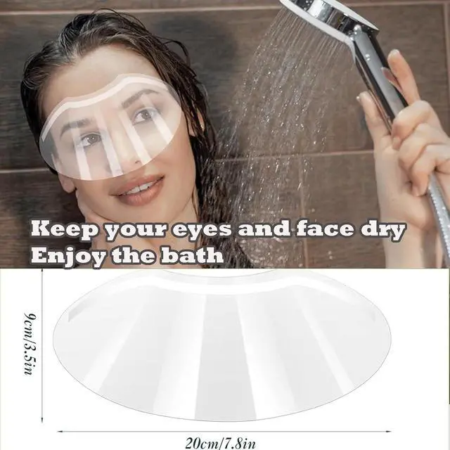 Alt view image 6 of 7 - 30 Pcs Disposable Clear Plastic Eye Shield for Shower, Haircut, Hairspray, After Surgery, Lash Aftercare, Adults, Salon Supplies, Eyelash Extensions